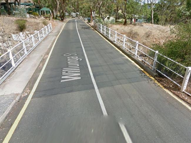 Bridge along Willunga St, at Eden Hills.