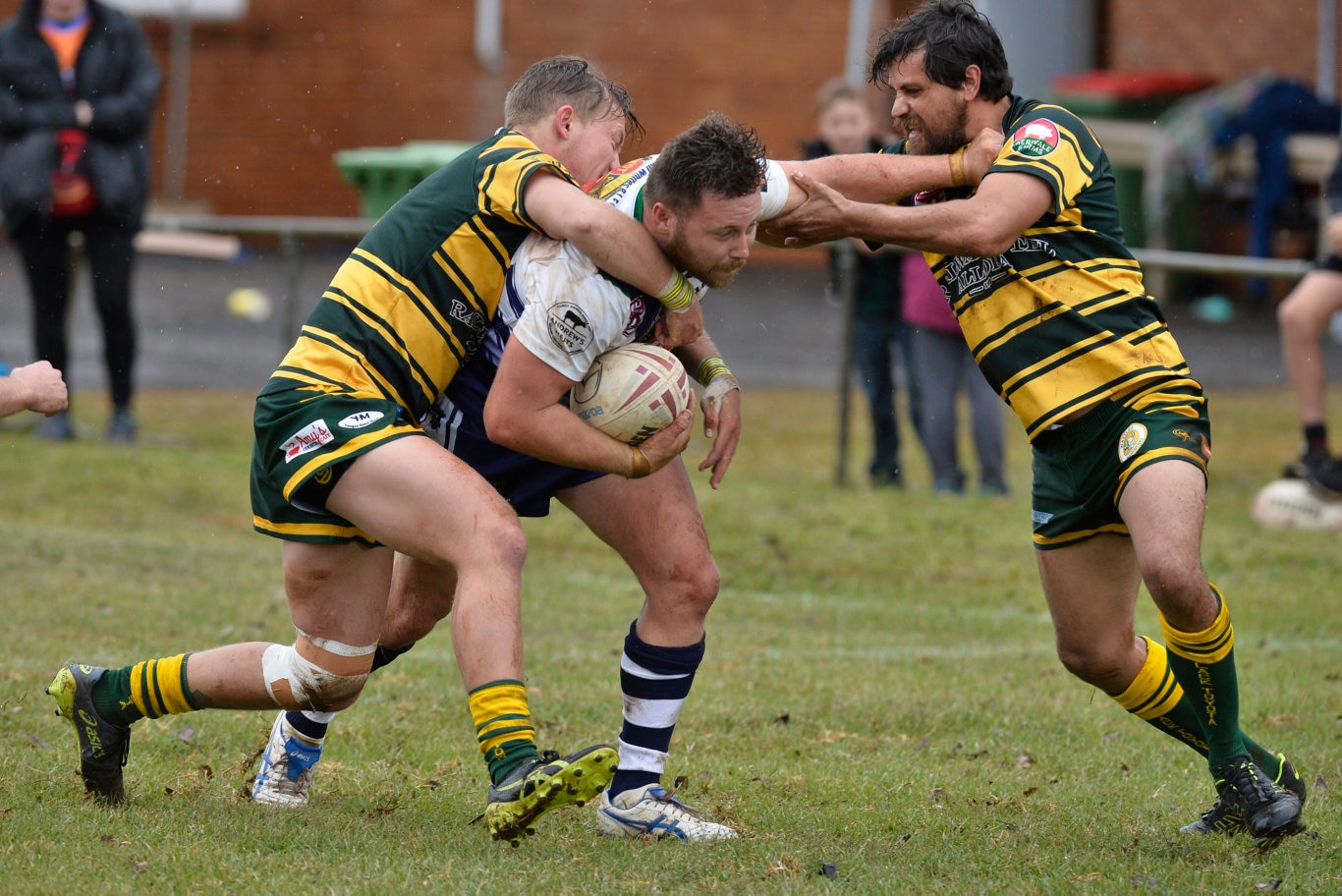 Corey Langton for Brothers against Wattles in TRL Premiership round nine rugby league at Glenholme Park, Sunday, June 2, 2019. Picture: Kevin Farmer