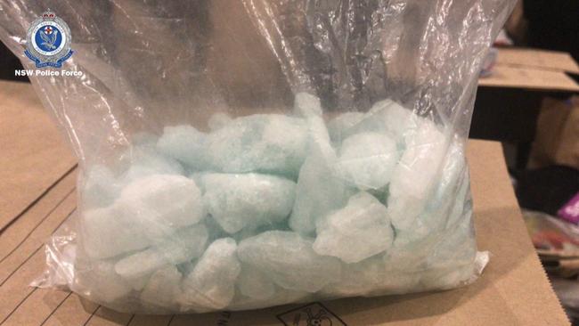 Police have charged three people over their alleged roles in the supply of 480kg of ‘ice’. Picture: NSW Police