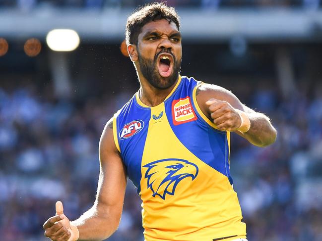 In his first game since round 19, Liam Ryan booted three goals. (Photo by Daniel Carson/AFL Photos via Getty Images)