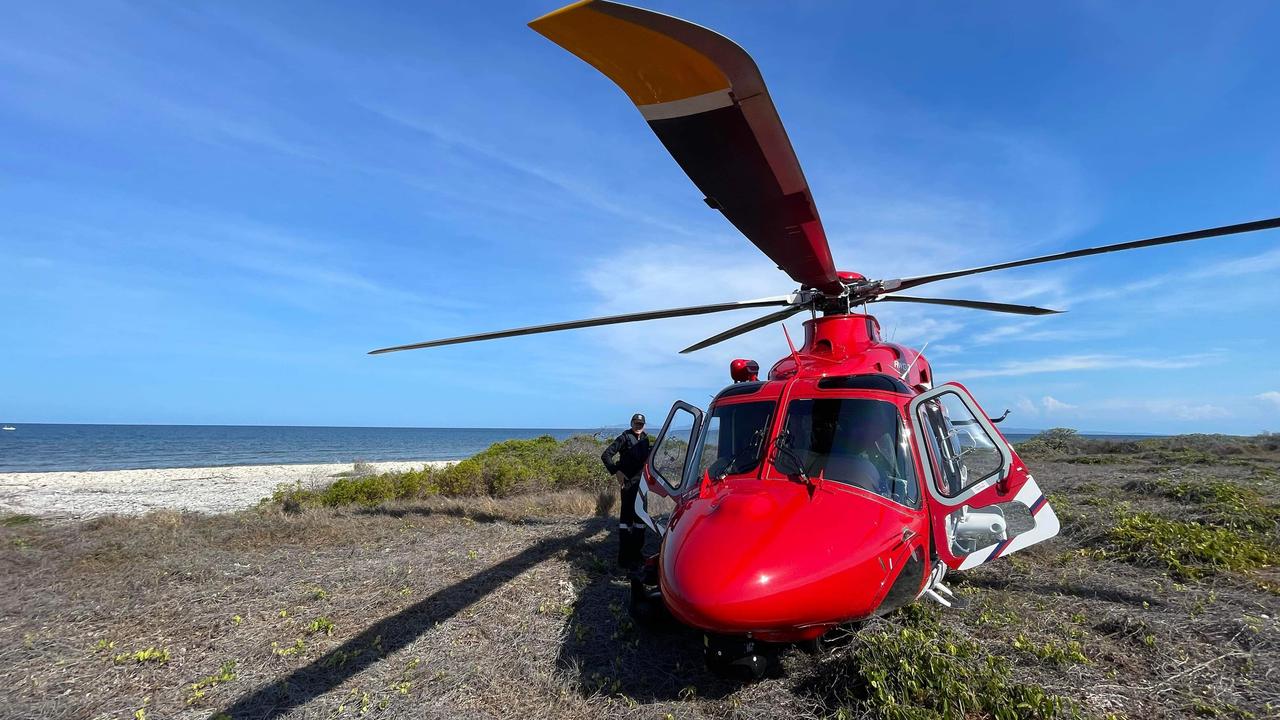 The man is in a stable condition and will be taken to Cairns. Picture: Supplied / Queensland Ambulance Service,