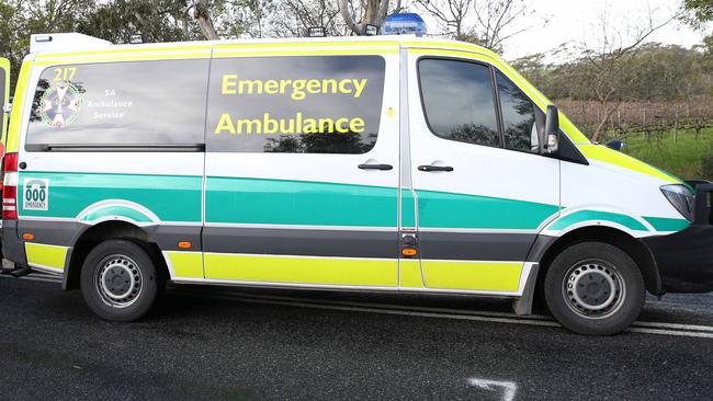 A generic image of an ambulance at a serious car accident on Kangarilla Road near McLaren Flat early this afternoon. Emergency services are in attendance. 15/07/15  Picture: Stephen Laffer