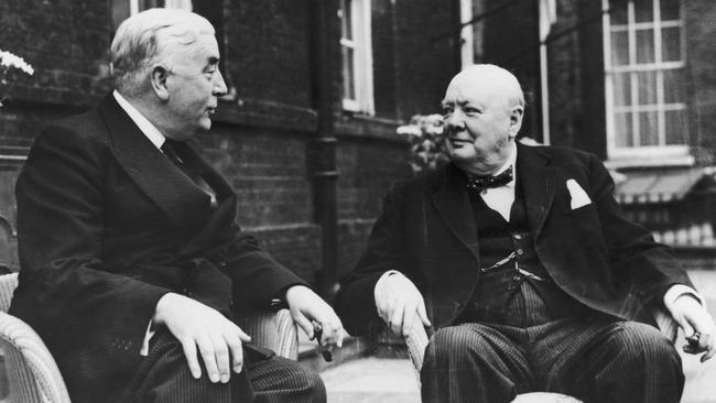 Sir Robert Menzies and Winston Churchill. Picture: Keystone-France/Gamma-Keystone via Getty Images