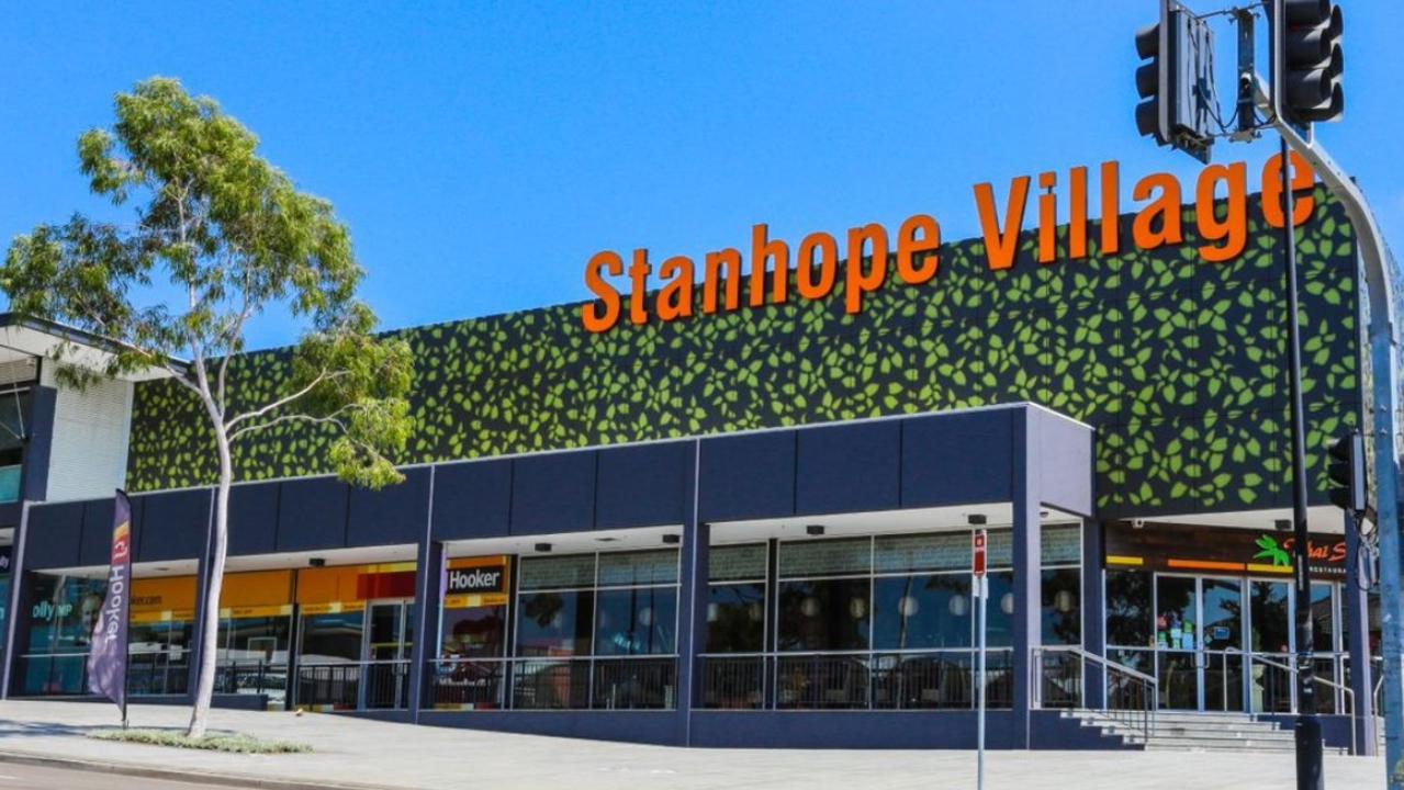 Stanhope Village shopping centre has been bought by Sydney-based Revelop for $158m.
