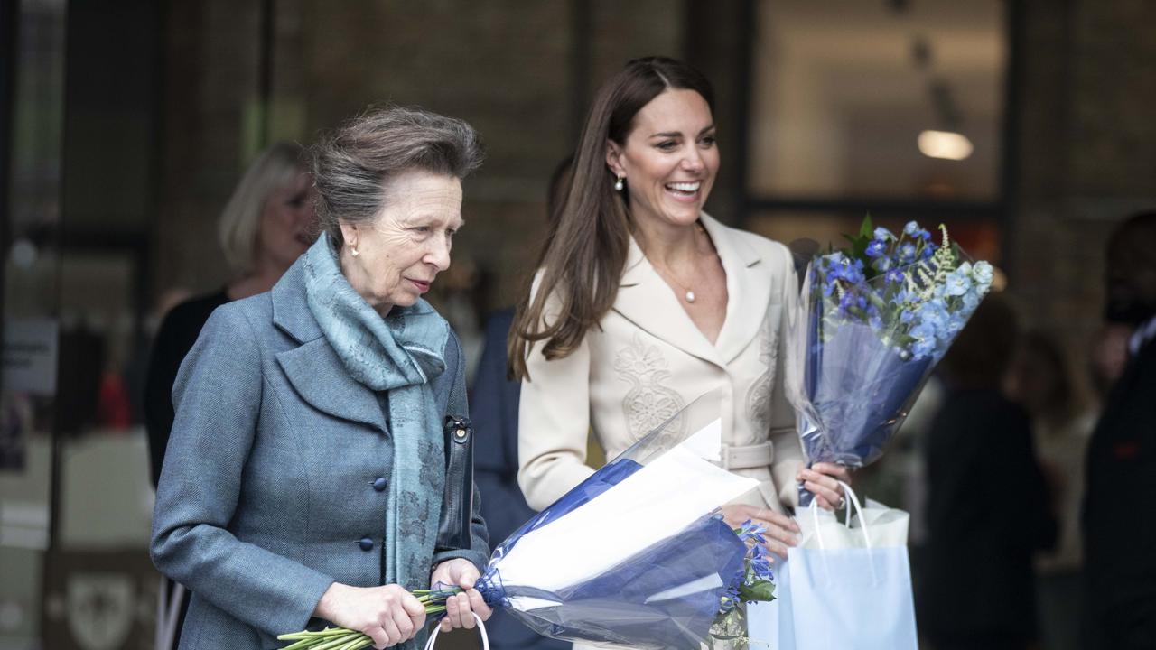 The visit was Kate Middleton and Princess Anne’s first joint engagement. (Photo by Richard Pohle – WPA Pool/Getty Images)