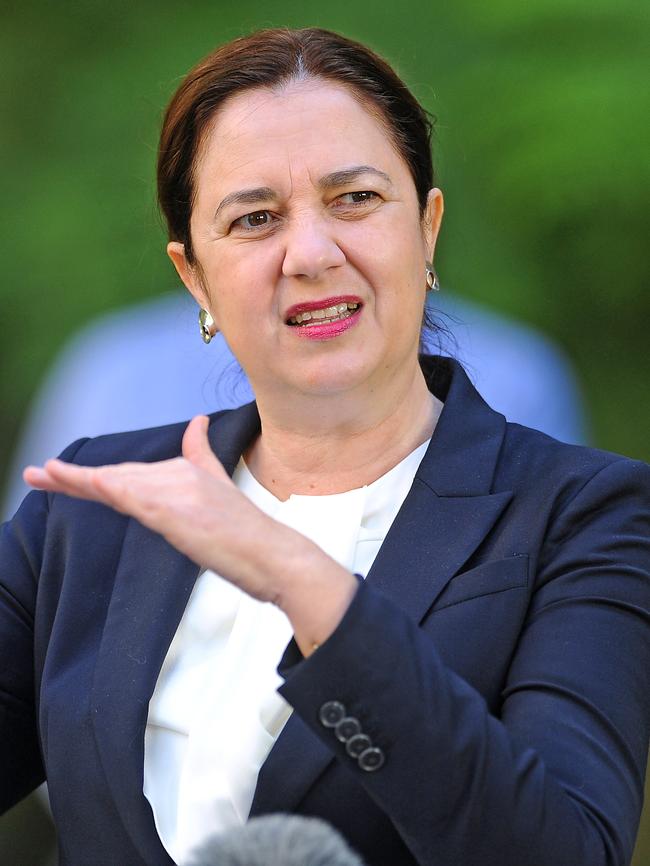 QLD Premier Annastacia Palaszczuk’s virus response has been well received. Picture: AAP