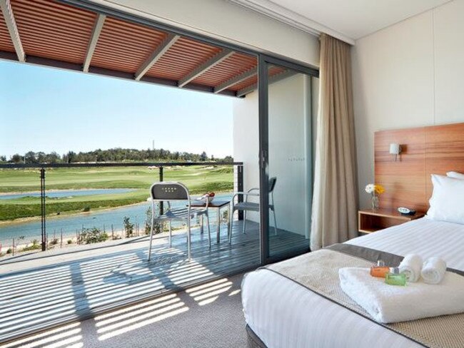 The outlook from a room at five-star Magenta Shores resort, just north of The Entrance.