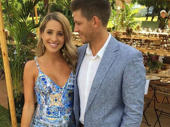 Tim Paine and wife, Bonnie. Picture: Instagram