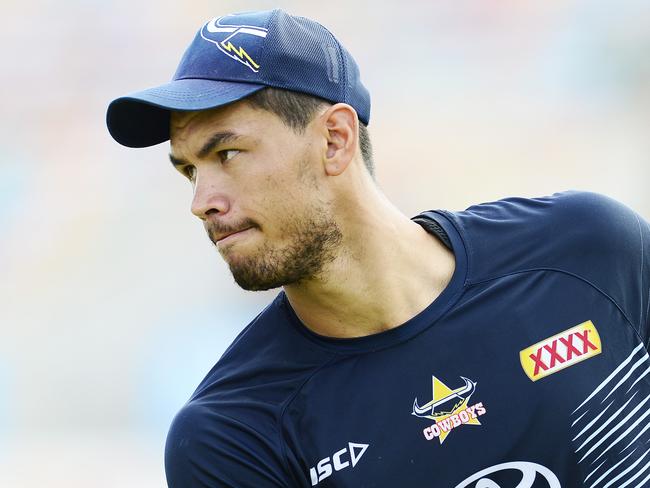 North Queensland Cowboys training from 1300 Smiles Stadium.  Jordan McLean. Picture: Zak Simmonds