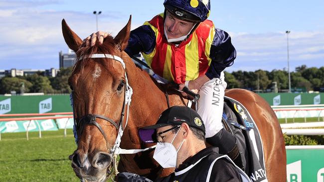 James McDonald and Nature Strip are aiming to back-to-back in The Everest. Picture: Getty Images