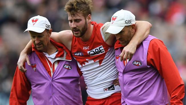 Alex Johnson suffered another suspected ACL tear against Melbourne.