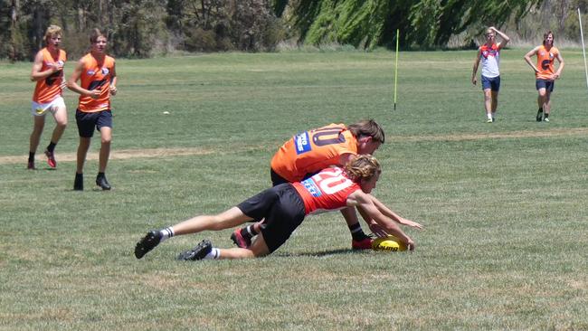 Action from the selection day in Armidale for the AFL North Coast Northern Heat program.