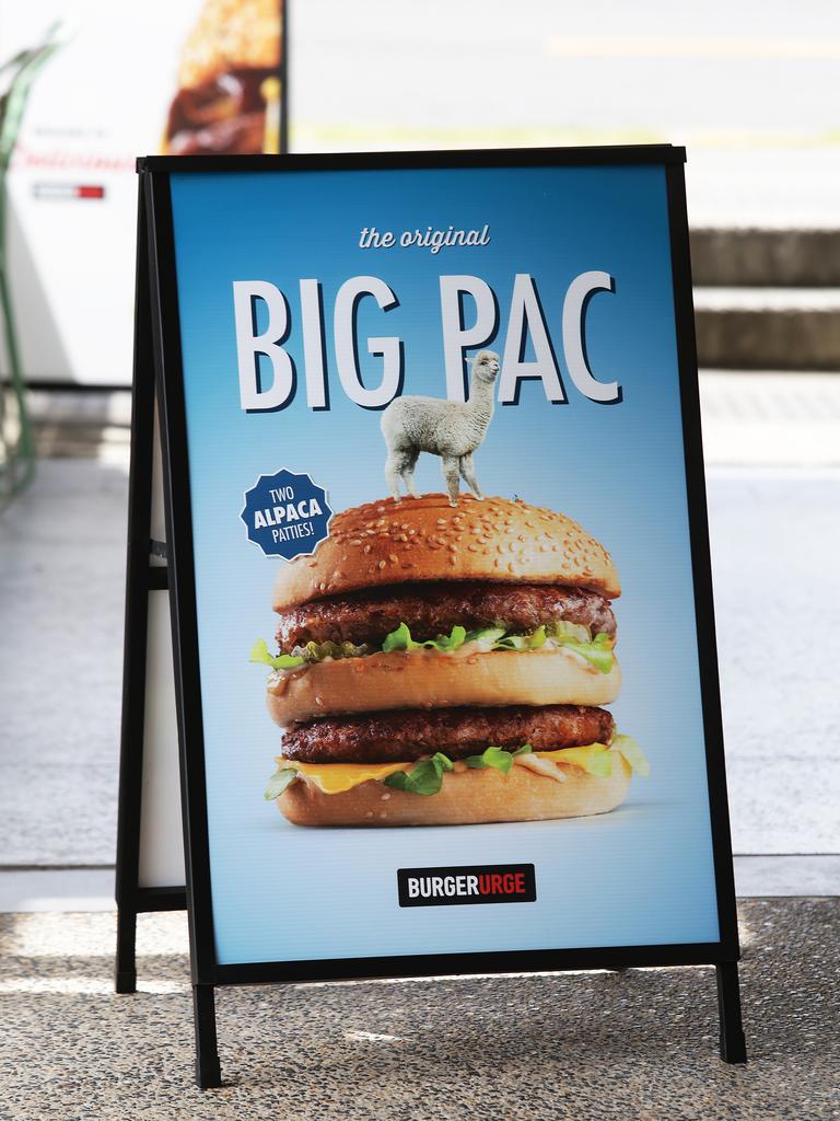 McDonald’s was unimpressed by the Big Pac burger. Picture: AAP Image/Claudia Baxter