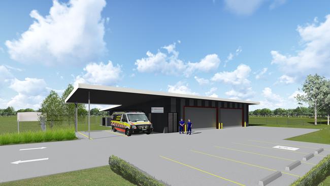 An artists impression of new Iluka Ambulance Station has been revealed