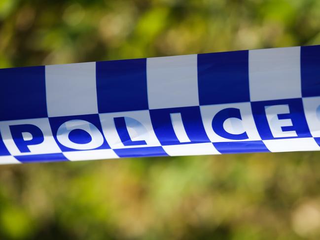 SYDNEY, AUSTRALIA - Newswire Photos - MAY 23 2023: A  general stock view of Police tape on a crime scene in Sydney.  Picture : NCA Newswire / Gaye Gerard