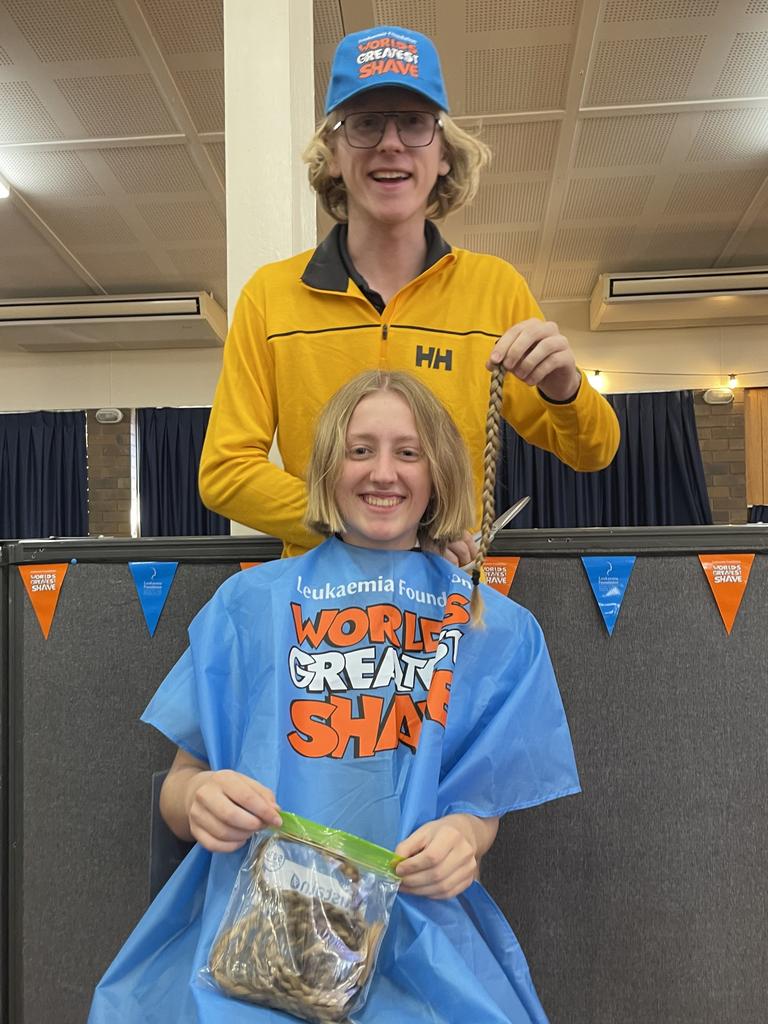 Fairholme College 2023 graduate Julia Rathie, with her brother Peter.