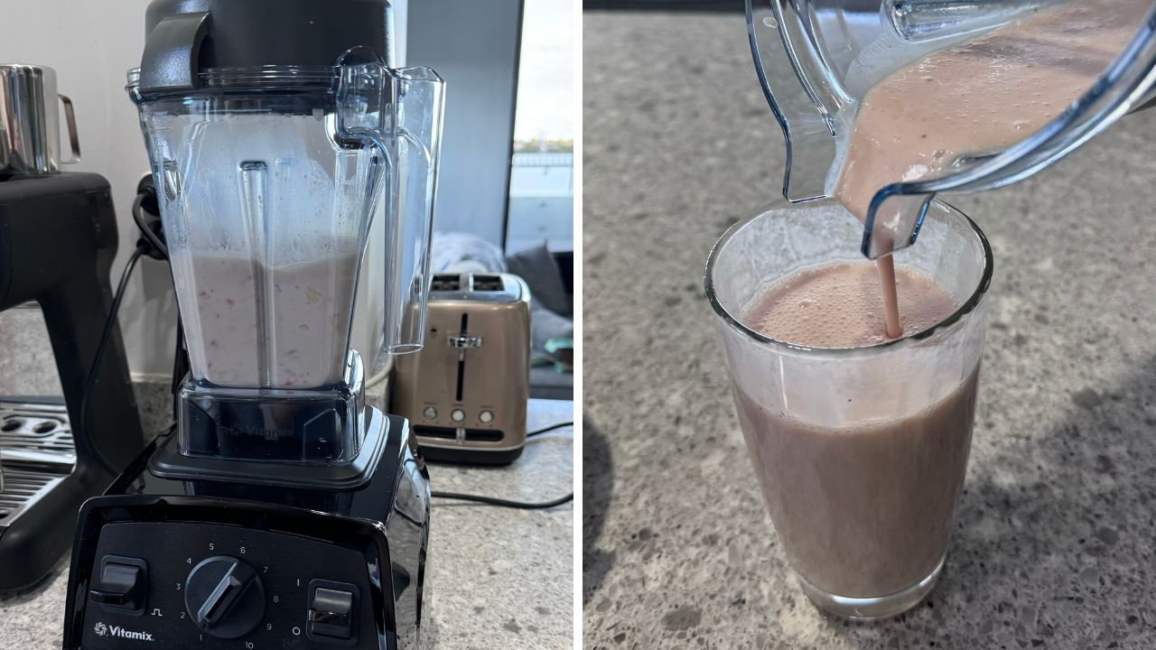 This Vitamix blender passed the smoothie test with flying colours. Picture: Lauren Chaplin/news.com.au.