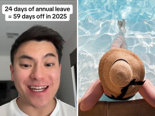 How to turn 24 days of annual leave into 59 days off. Picture: Supplied