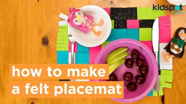 Follow this step-by-step guide on how to weave your own placemats at home for a colourful mealtime.