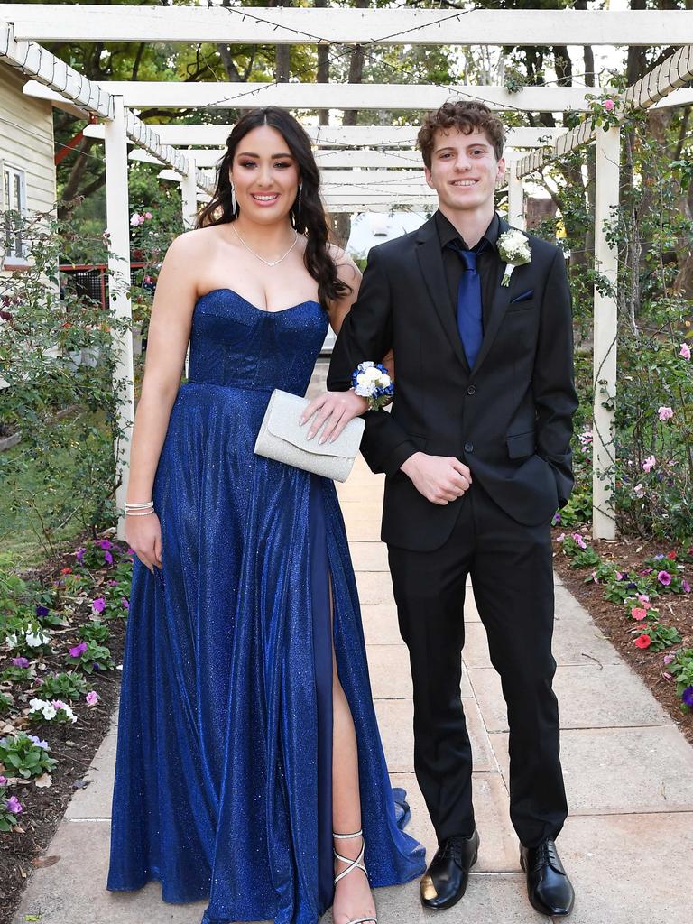 Haylee Silver and Patrick Quinn at Glennie School Formal. Picture: Patrick Woods.