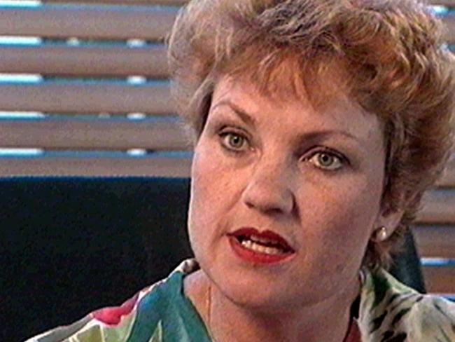 A still from Pauline Hanson’s ‘Lasy will and testament’ video. Picture: Channel Seven