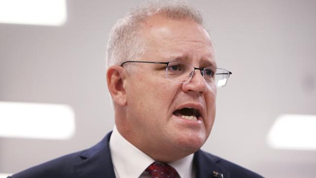 Scott Morrison has spoken with several premiers about tensions over border closures and is frustrated at the number of cases referred to the federal government. Picture: Getty Images