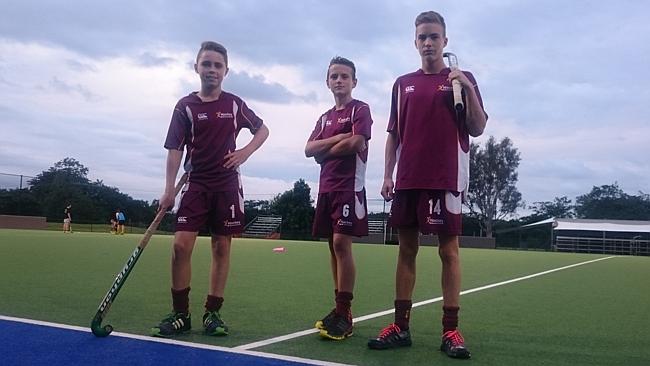 Cairns Hockey Trio In Queensland Colours Doing Their Dads Proud | The ...