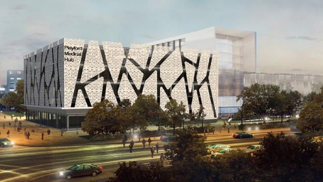An artist’s impression of the Playford Medical Hub.