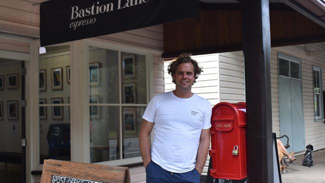 Gary Wall is the owner of Bastion Lane and the Uki post office. Picture: Liana Walker