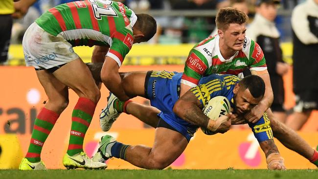 Parramatta have learned the lessons of their Souths clash. (AAP Image/Dean Lewins)