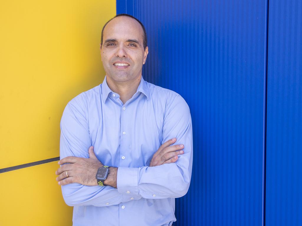 Ikea chief financial officer Ricardo Pereira says Aussies are enjoying the company’s affordable food range. Picture: NewsWire / Jeremy Piper