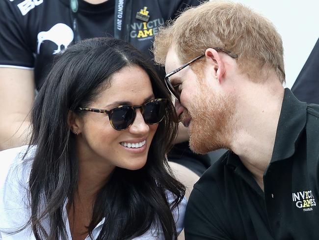 Prince Harry And Meghan Markle attend a Wheelchair Tennis match during the Invictus Games in September 2017 in Toronto. Picture: Chris Jackson/Getty Images for the Invictus Games Foundation