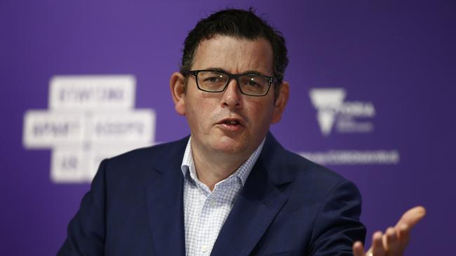 Victorian Premier Daniel Andrews says groups of people are making decisions in his state. Picture: NCA NewsWire/Daniel Pockett