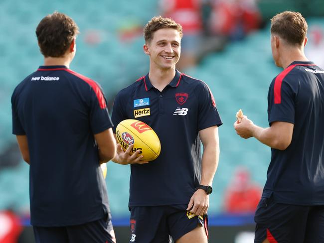 Jack Billings impressed in his first full game as a Demon. Picture: Michael Willson/AFL Photos