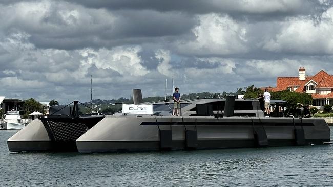 Cure Custom 70 embarking on her maiden journey from Mooloolaba. Picture: Supplied