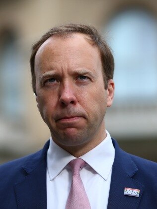 Former UK Secretary of State for Health and Social Care Matt Hancock. Picture: Hollie Adams/Getty Images