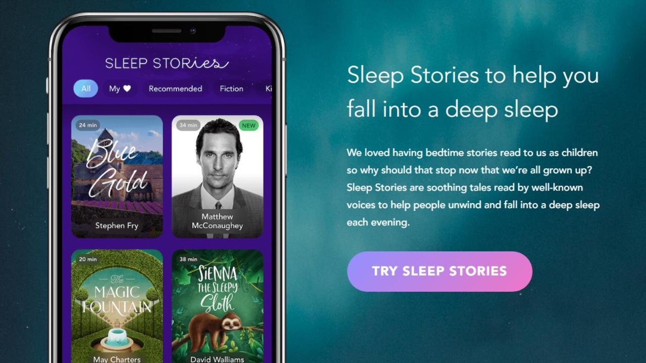 Calm Meditation App Raises 27m For Matthew Mcconaughey Read You To Sleep Au 8087