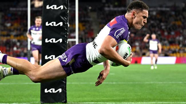 Will Warbrick has been a prolific try scorer for the Storm. Picture: NRL Photos