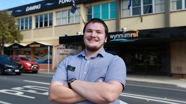 Wynnum RSL general manager Joshua Stebbing. Picture: Sarah Marshall