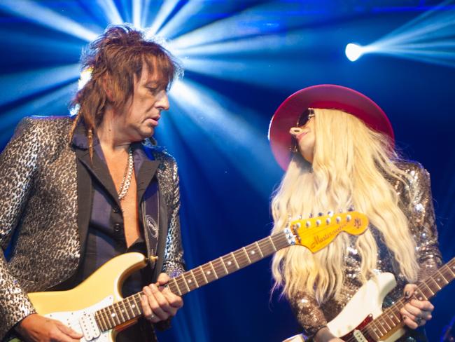 Richie Sambora and Orianthi had been dating since 2014. Picture: Supplied