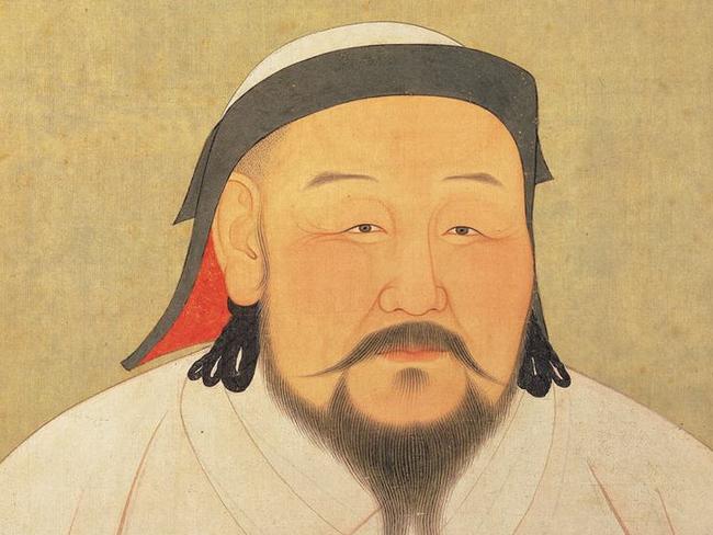 History: A 1294 painting of Kublai Khan, by Nepalese artist Anige. Public domain