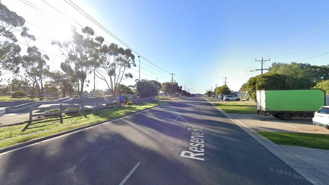 Police are investigating after vandals targeted a crash scene at Reserve Rd in Melton. Picture: Google Maps