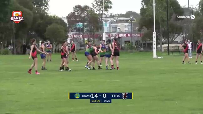 Replay: Golden Grove White v Tea Tree Gully Black (U16 girls div 4)—SANFL Juniors preliminary finals