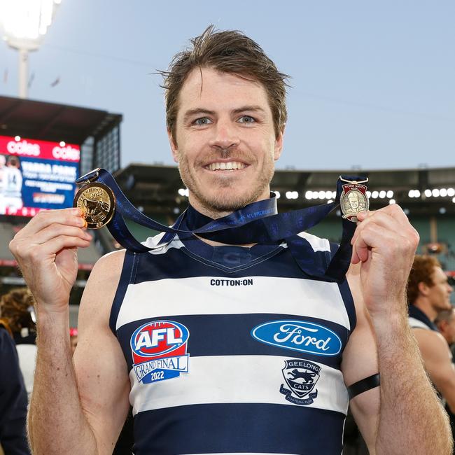 Isaac Smith was a Victorian Country representative in 2010 before being drafted to the AFL where he has played in premierships with Hawthorn and Geelong. Picture: Michael Willson/AFL Photos via Getty Images