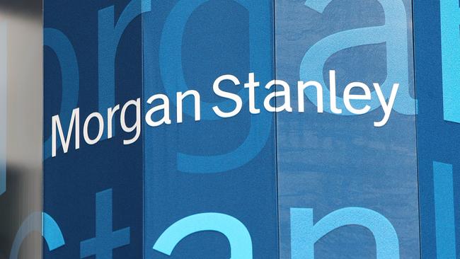 Morgan Stanley’s new boss Ted Pick called out the risk of geopolitical tensions as upsetting the global economic recovery. Picture: AFP