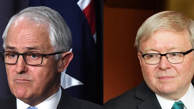 Malcolm Turnbull and Kevin Rudd are two crusaders with monstrous vanity.