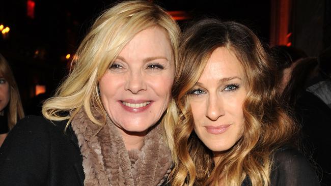 Kim Cattrall and Sarah Jessica Parker at the premiere of Did You Hear About The Morgans?