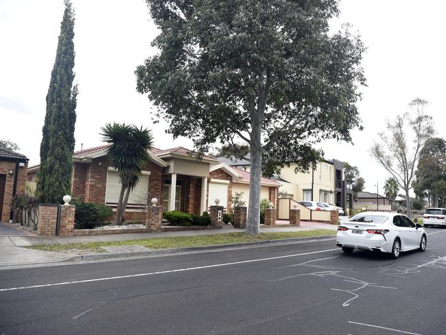 The quiet suburban street where the shooting took place. Picture: Andrew Henshaw