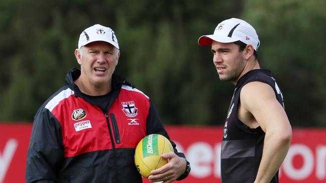 Ready, coach: Danny Frawley (left) is preparing for his first game as new Vic Country coach. Picture: Michael Klein