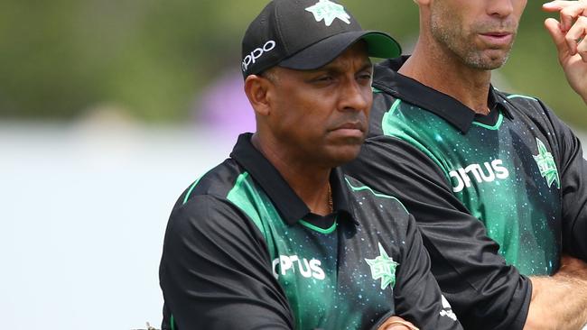 Dulip Samaraweera, while an assistant coach with Melbourne Stars Women's Big Bash League team. Picture: Scott Barbour/Getty Images